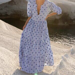 Oliphant Puff Sleeve Maxi Capri XXL